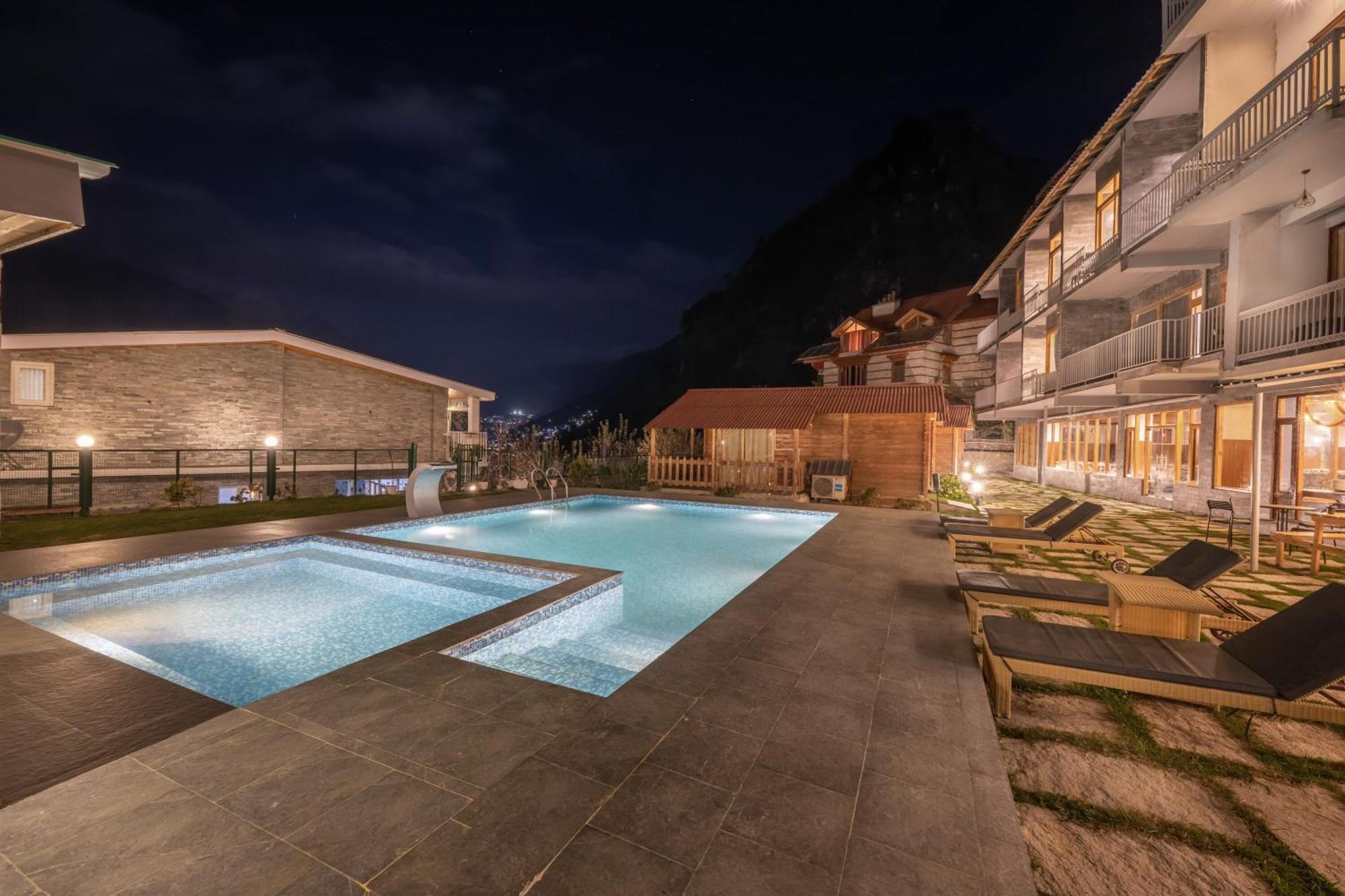Hotel Echor Himalayan Heights Luxe Manali Exterior foto